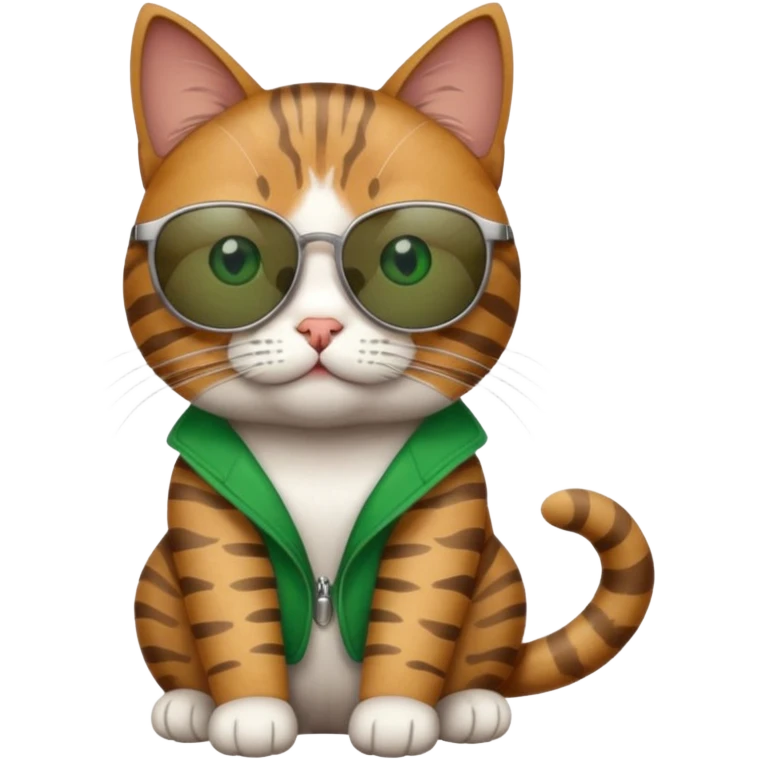 Cat wearing sunglasses emoji