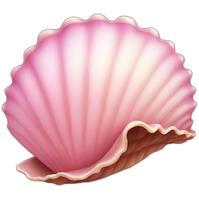 pink cute sea shell emoji