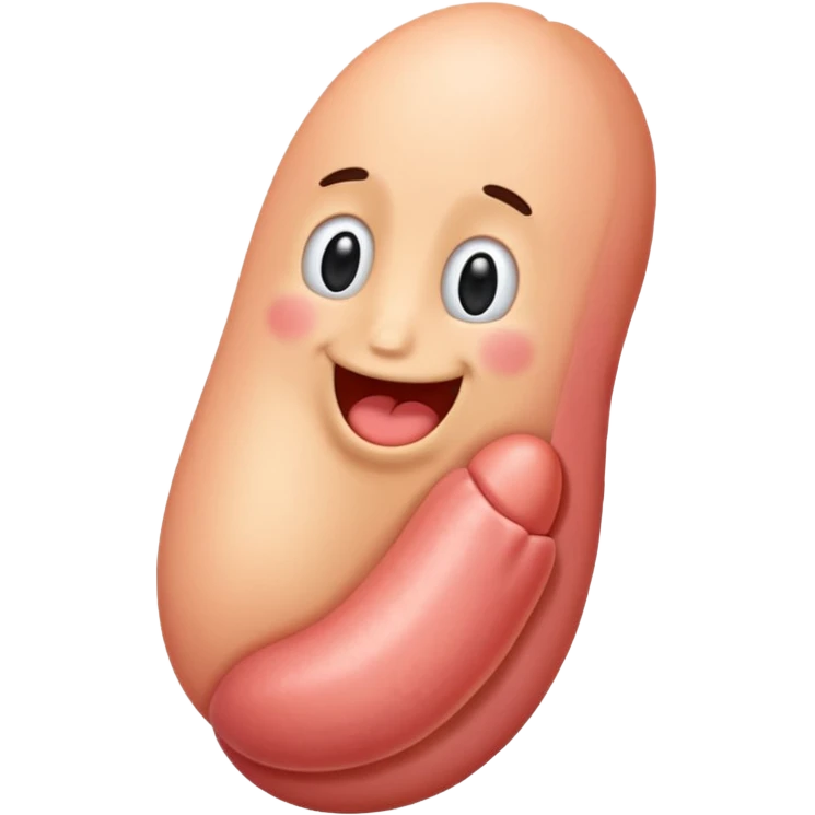 Create a penis emoji emoji