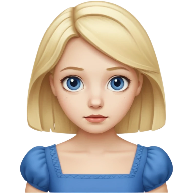 Alice  from Alice in Wonderland movie emoji