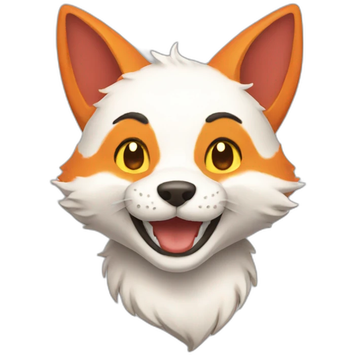 happy kitsune emoji