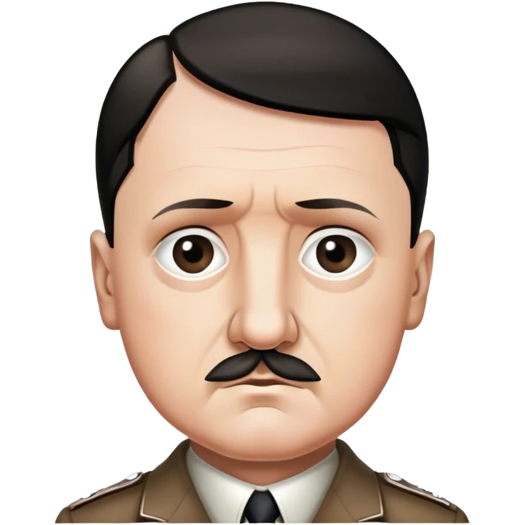 Adolf Hitler, cute, babyface emoji