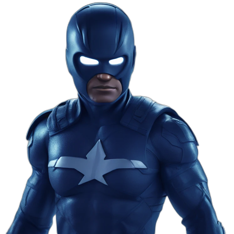 masked superhero in bodysuit emoji