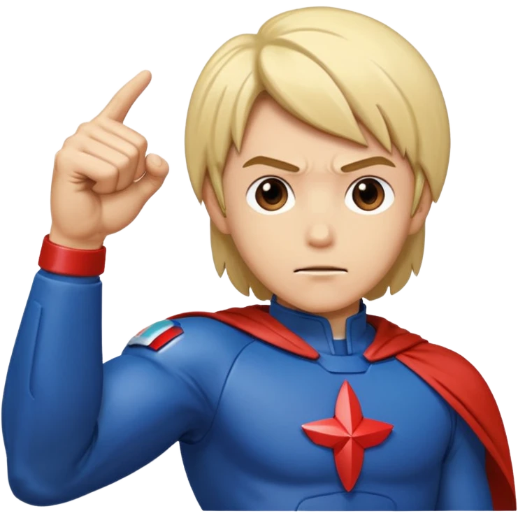 Mark from Battle of the Planets doing fist pump. emoji