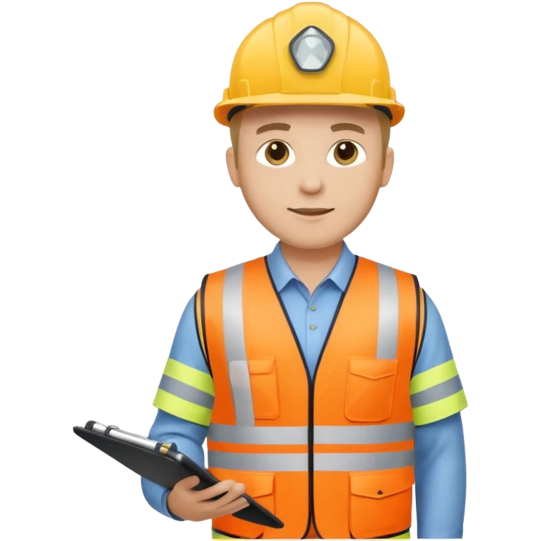 AIRPORT ENGINEER - NO HELMET emoji