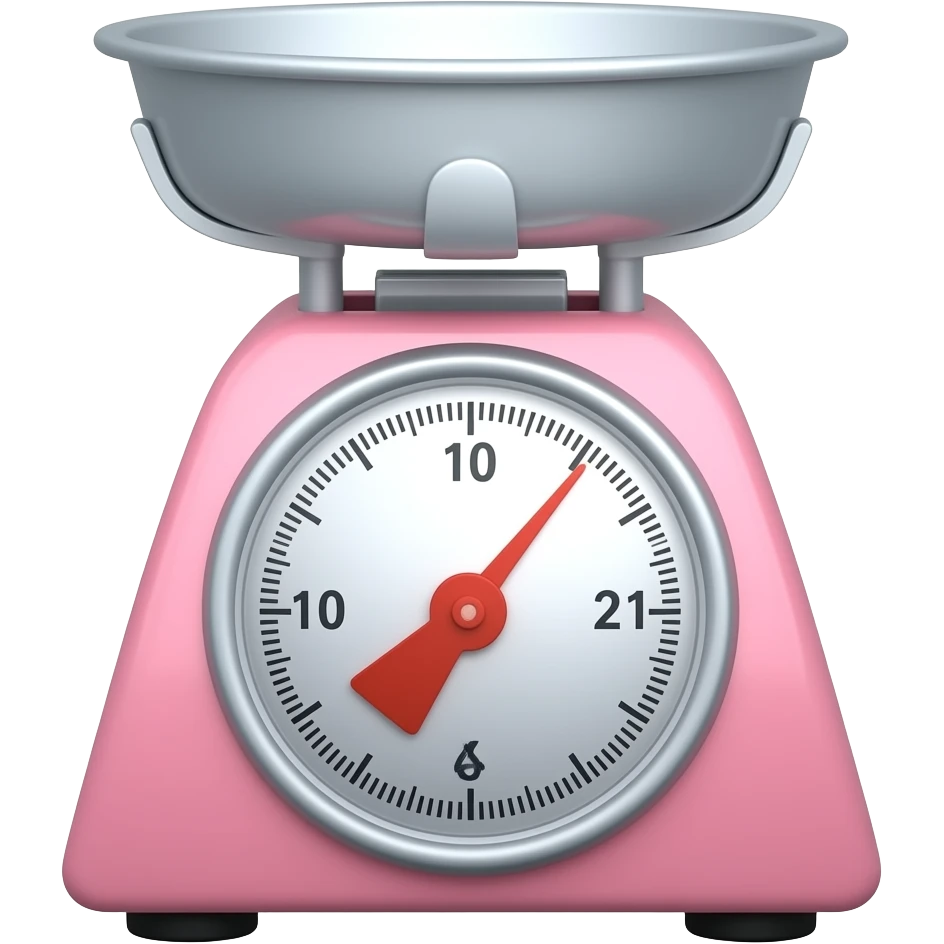 Light pink old vector scale emoji