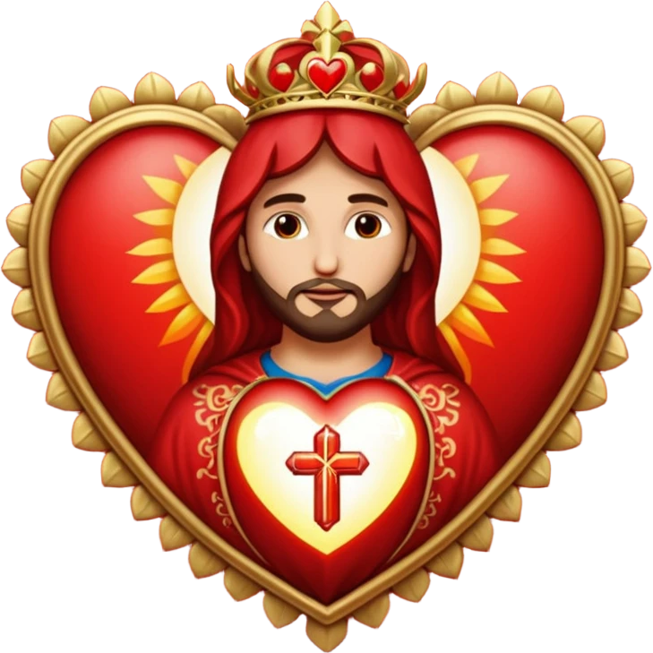 sagrado corazón de Jesús  emoji