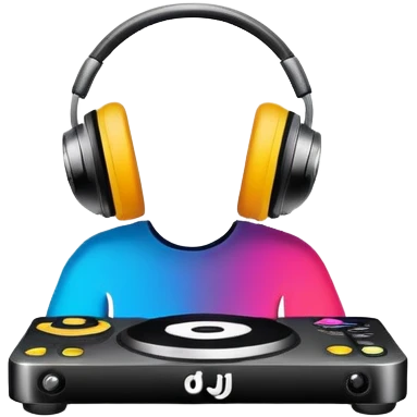 Logo dj من d emoji