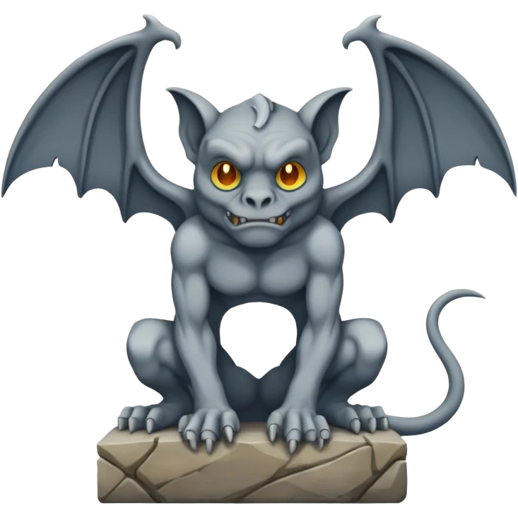 Gargoyle, full body emoji
