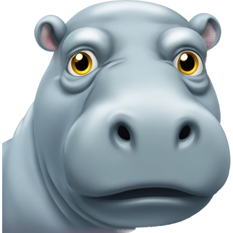 Hippopotamus mixed with eagle  emoji