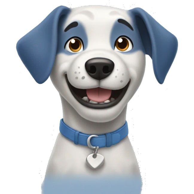 Bluey the dog emoji
