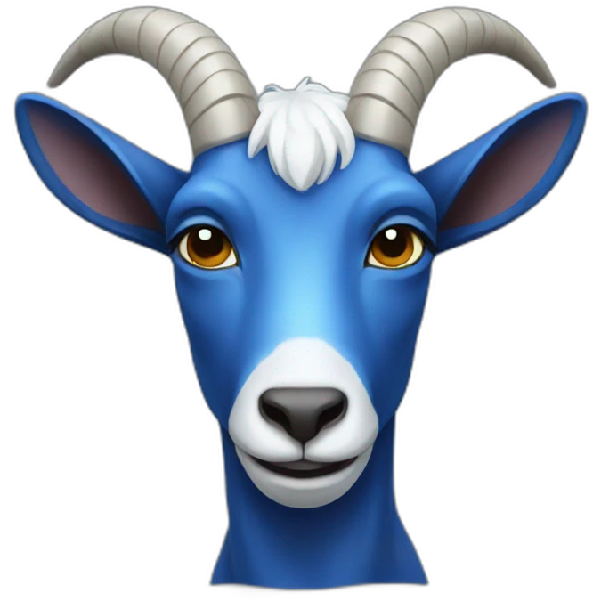 blue goat emoji