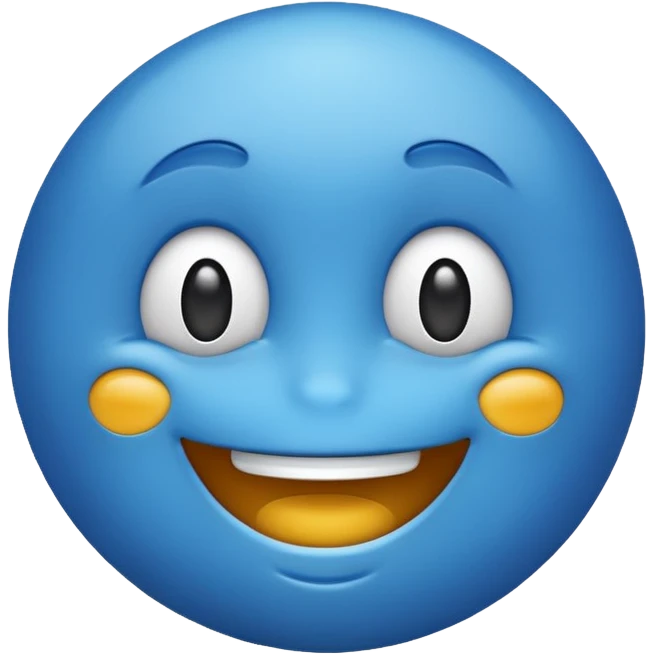 Blue emoji emoji