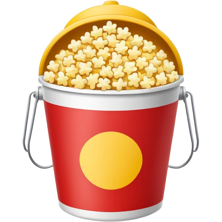 Popcorn bucket cut in half emoji