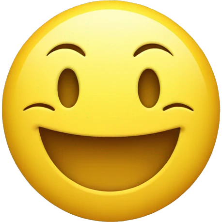 Classic yellow smiley face emoji