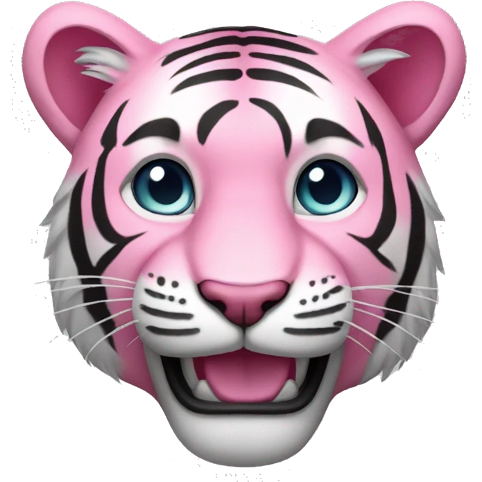 Pink tiger  emoji