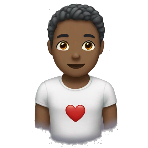 Interracial love emoji