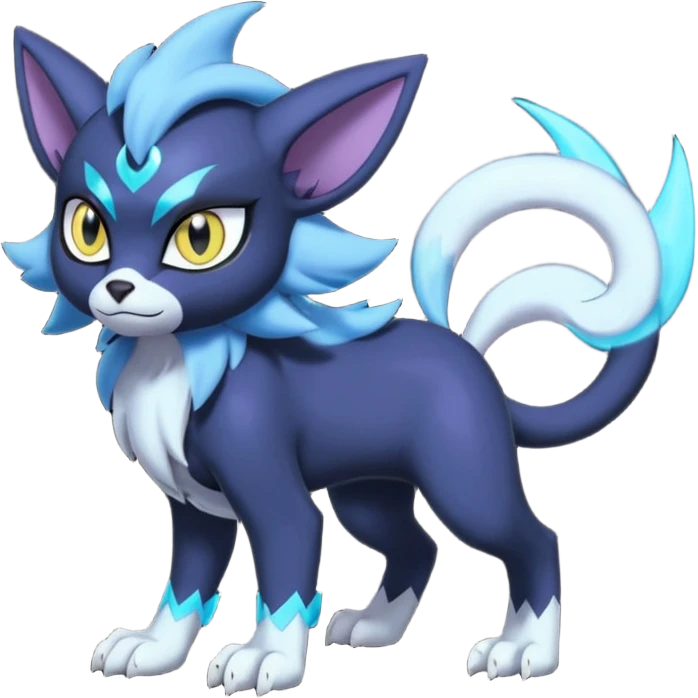 Luxray-Absol-Noibat-Dewott-fusion emoji