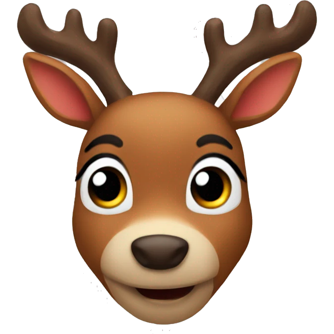 cute rudolph  emoji