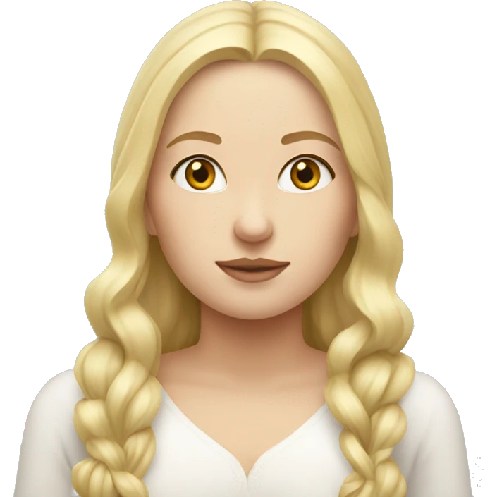 Blonde Slavic women  emoji