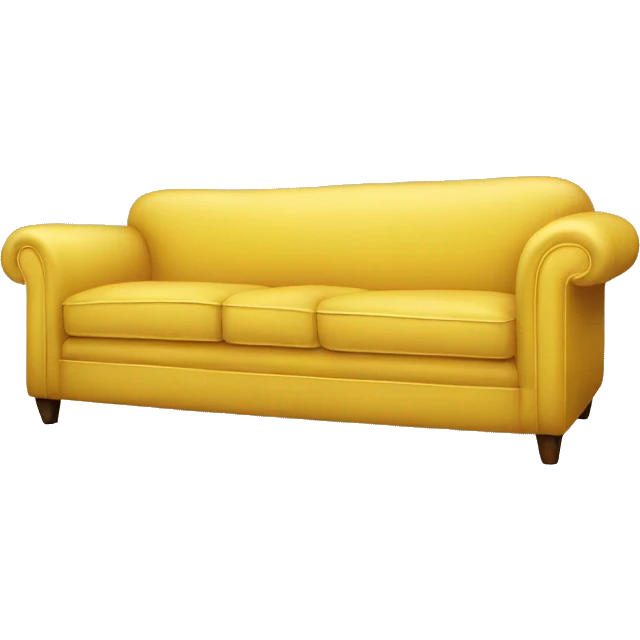 Yellow couch  emoji