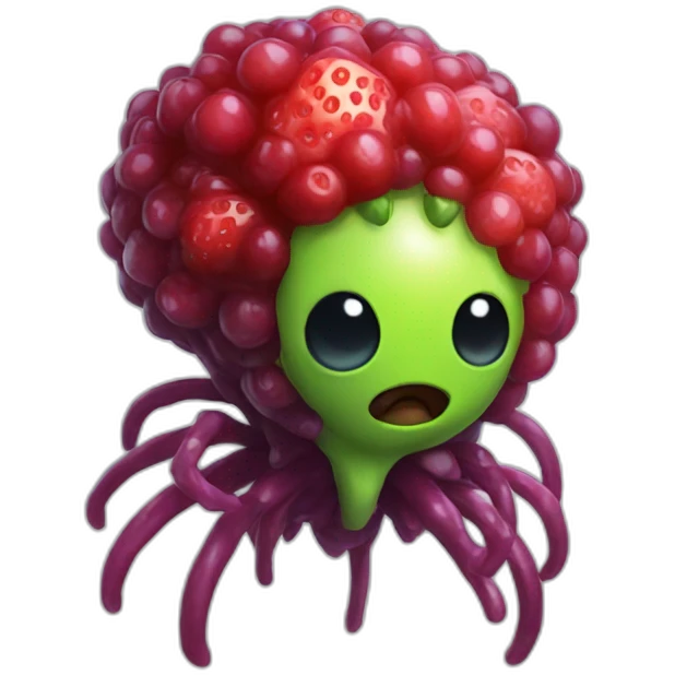 Alien storm berry emoji