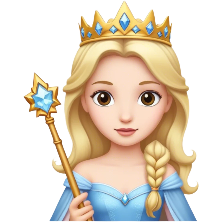 Princess with a wand emoji