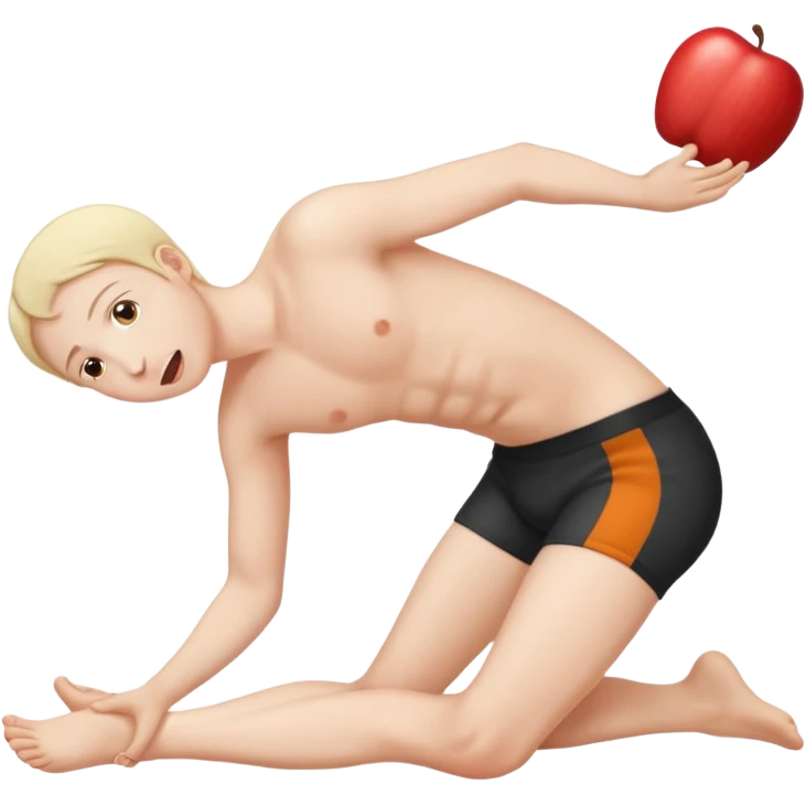 person stretching their rectum open emoji