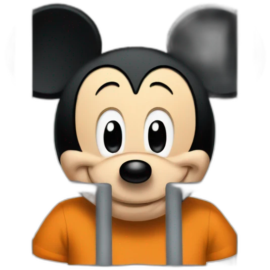 Mickey Jail emoji