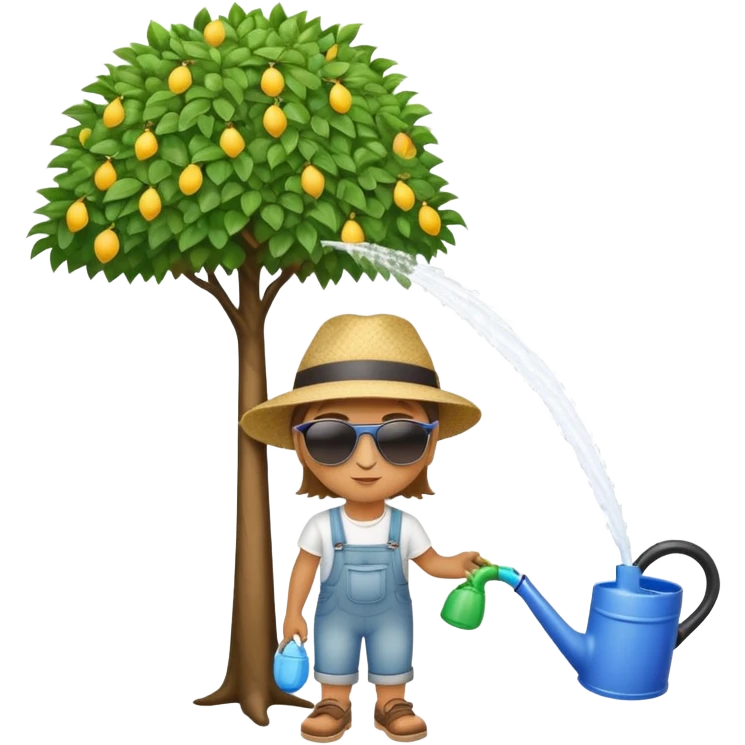 Watering tree emoji