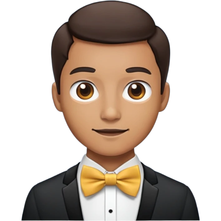Член с галстуком бабочкой emoji