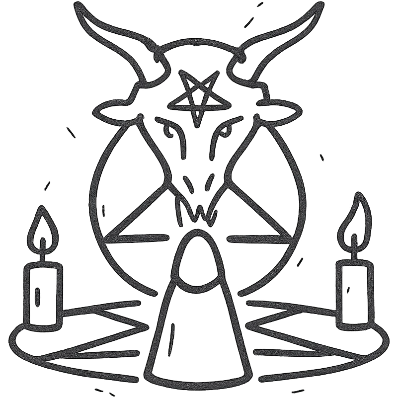 Satanic ritual emoji