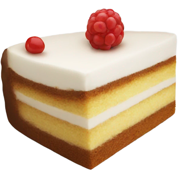 slice cake white emoji