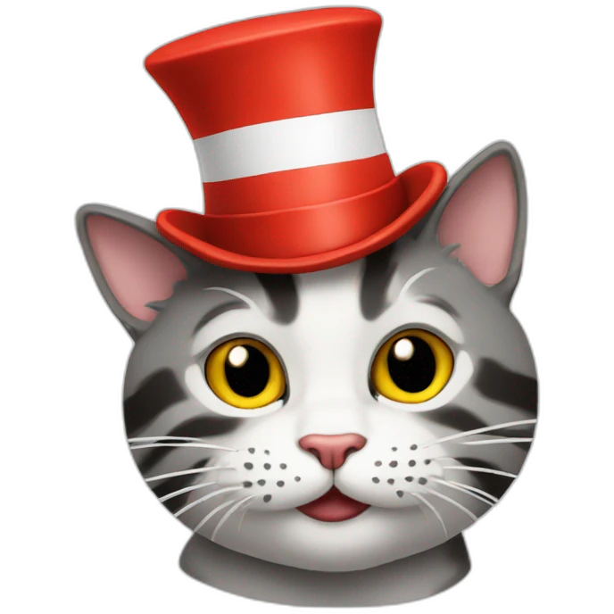 Cat in the hat emoji