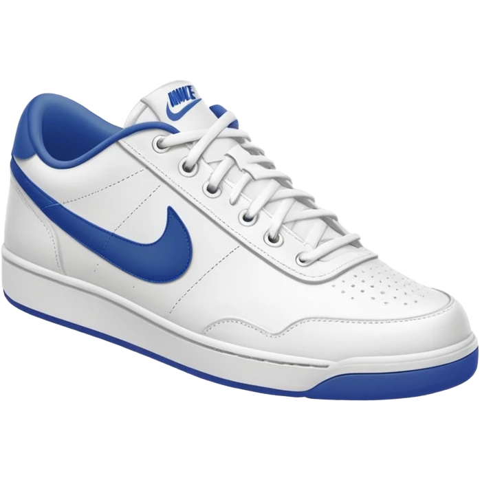 nike white low top tennis shoe emoji