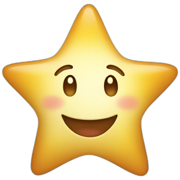 smiling star emoji