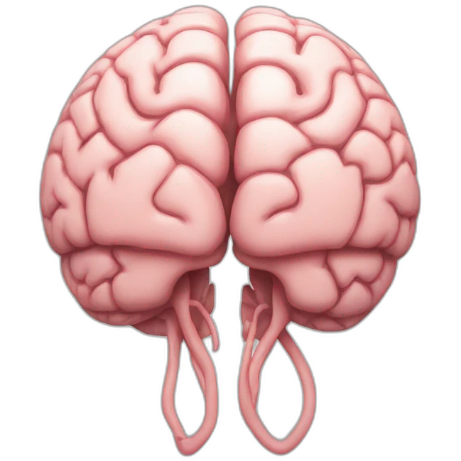 Brain with diaphragm emoji