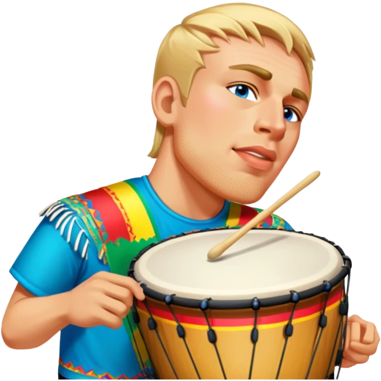 Festive Drummer emoji