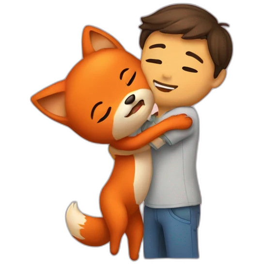Jiniret hug Foxi.ny emoji