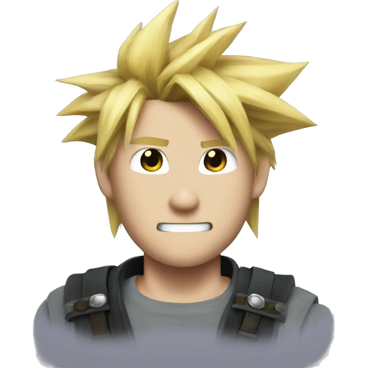 Cloud strife  emoji