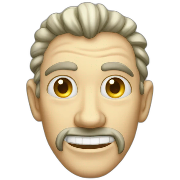 Doomer trollface Camus emoji