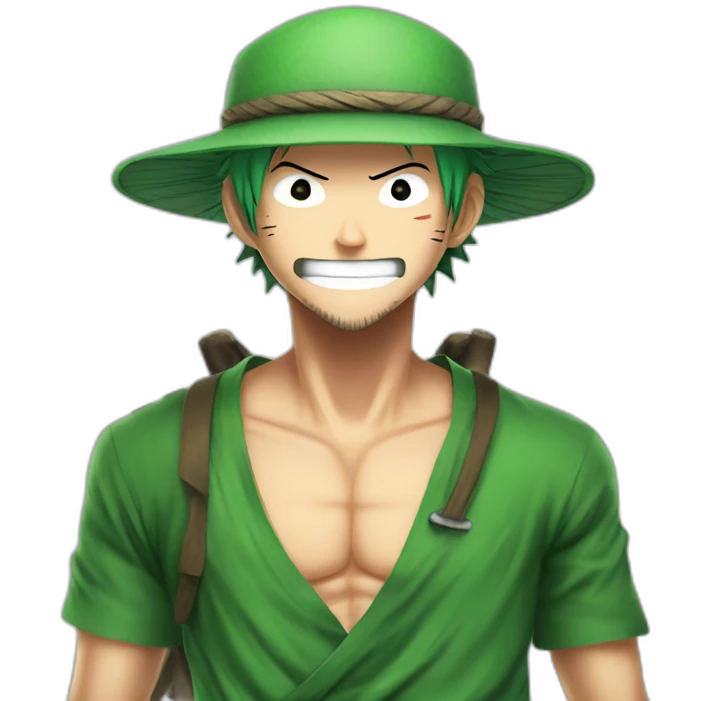 Luffy and zoro emoji