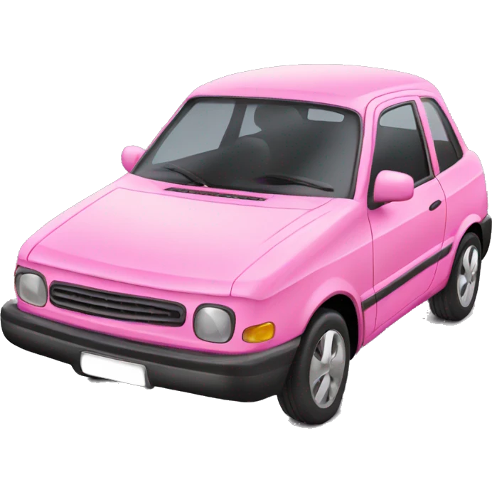 Pink car emoji