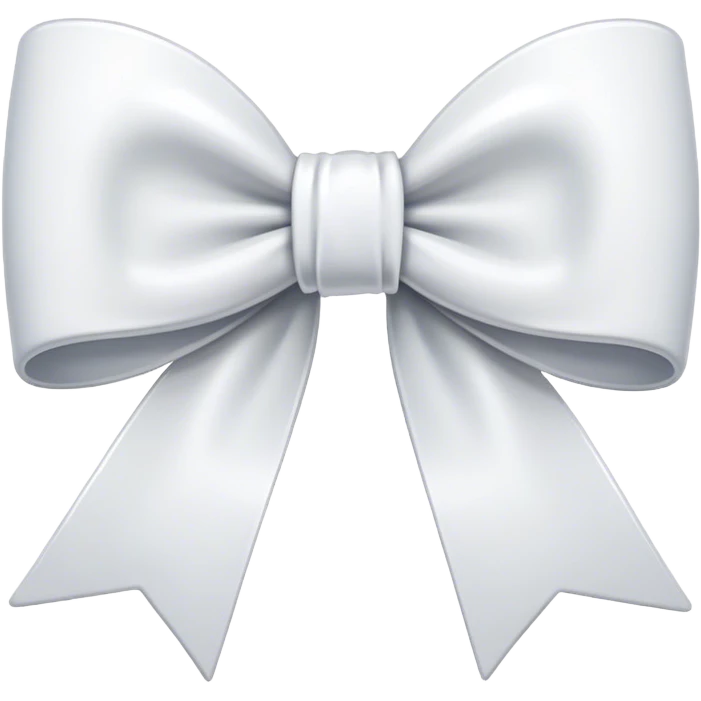white bow emoji