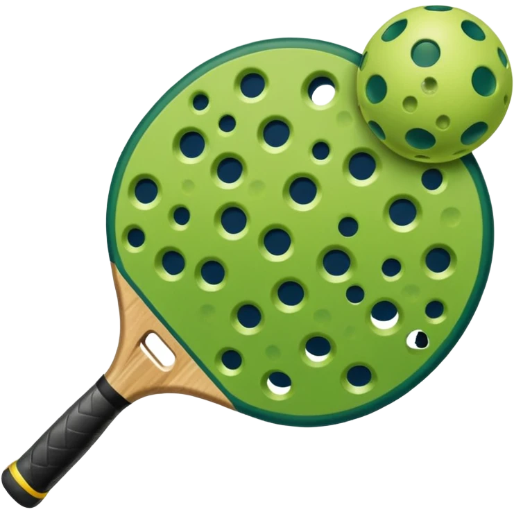 Emoji de una pelota de pickleball emoji