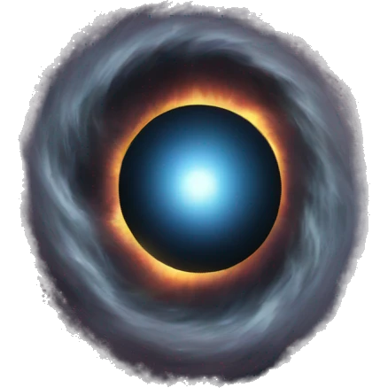 Black hole emoji