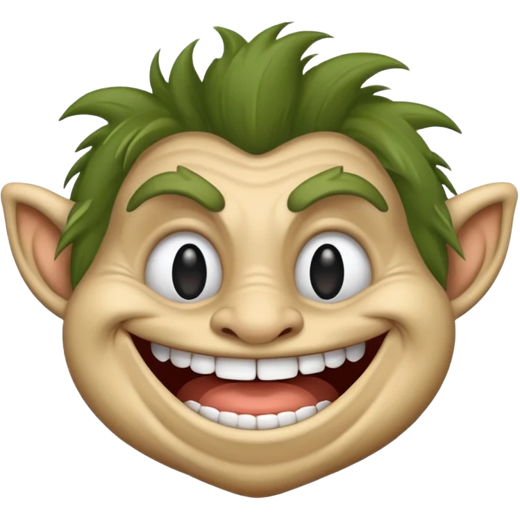 Troll face emoji