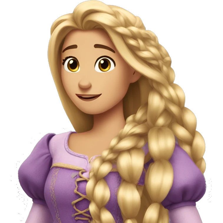 Rapunzel emoji