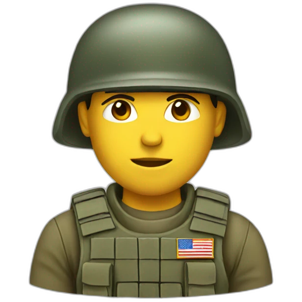 Soldier emoji
