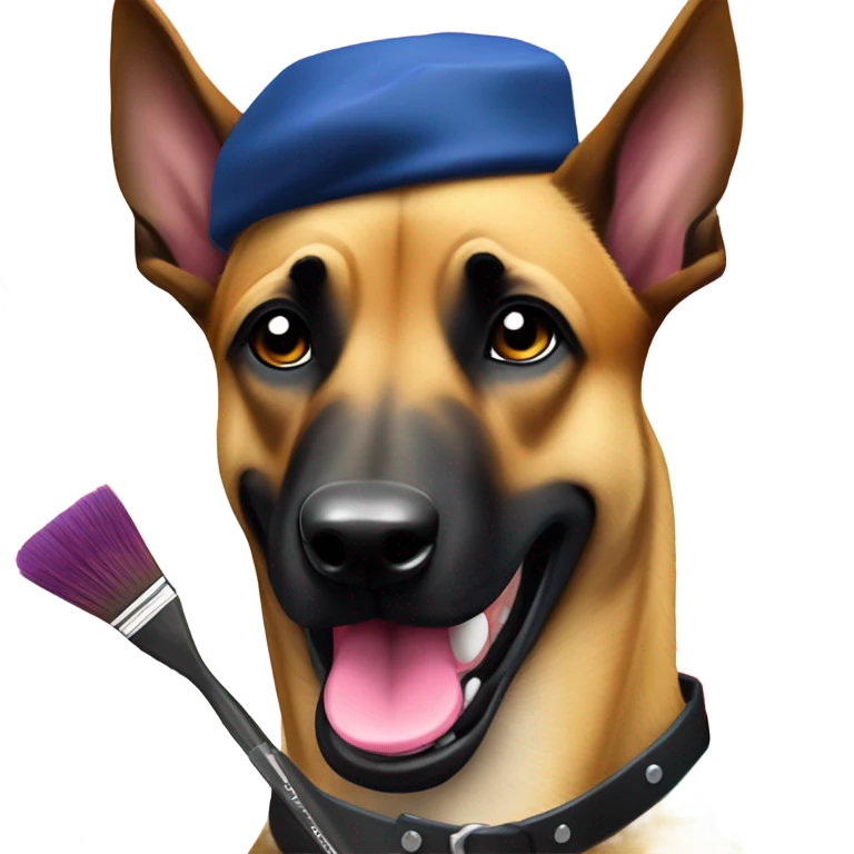 malinois painter emoji